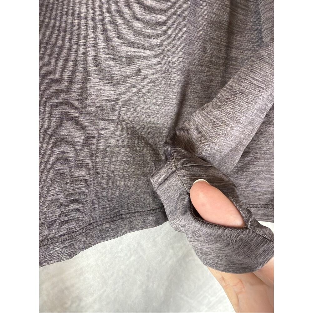 Eddie Bauer Women's Resolution Stretch Long-Sleeve T-Shirt Purple S Thumb Hole - Picture 6 of 8
